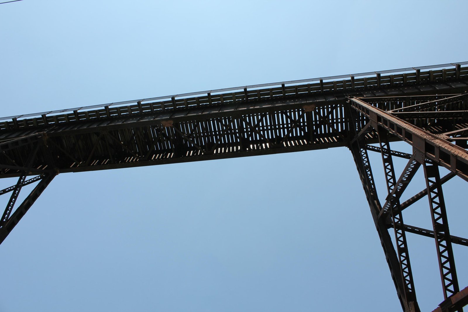 Under typical span on east approach